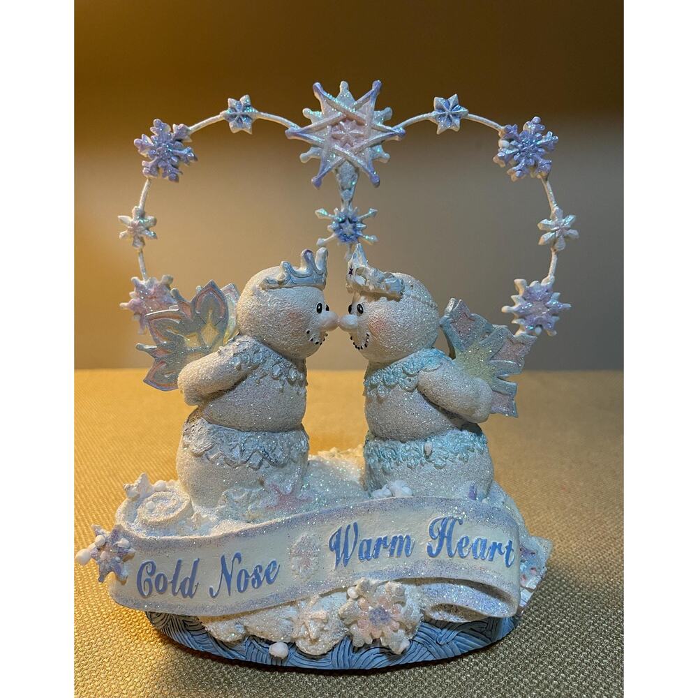 The San Francisco Music Box Company “Cold Nose Warm Hearts” Snowman Music Box,